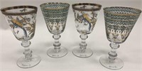 Lot of 4 Patina Vie Cocktail Glasses