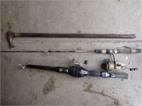 Fishing Rod w/ Berkley Reel, Instant Fisherman