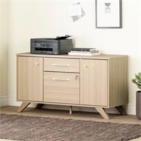 South Shore Helsy 2-Drawer Credenza Natural *