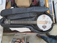 goldtone banjo w/soft case - sherwood brothers