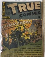 1942 TRUE COMICS #13 WAR COVER