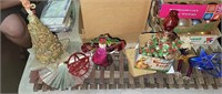 Box of Assorted Christmas Items