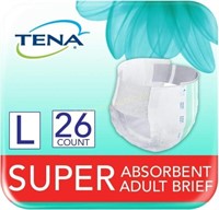 Tena Adjustable Incontinence Briefs  Large