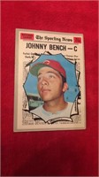 1970 topps sporting news Johnny bench