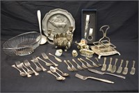 LARGE LOT OF METALWARE - 37 PIECES