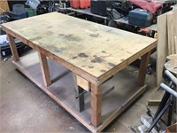 Rolling work table