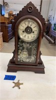 Waterbury clock 12.5”x20.25” with key