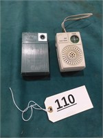2 Pocket Transistor Radios