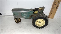 Vintage Metal Green Tractor.. Steering Wheel