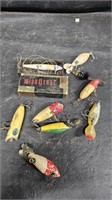 Vtg Wood Fishing Lures