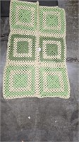 Yellow & Green Baby Afghan