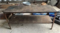 Steel Work Bench 2ft x 6 ft L x 3ft H
