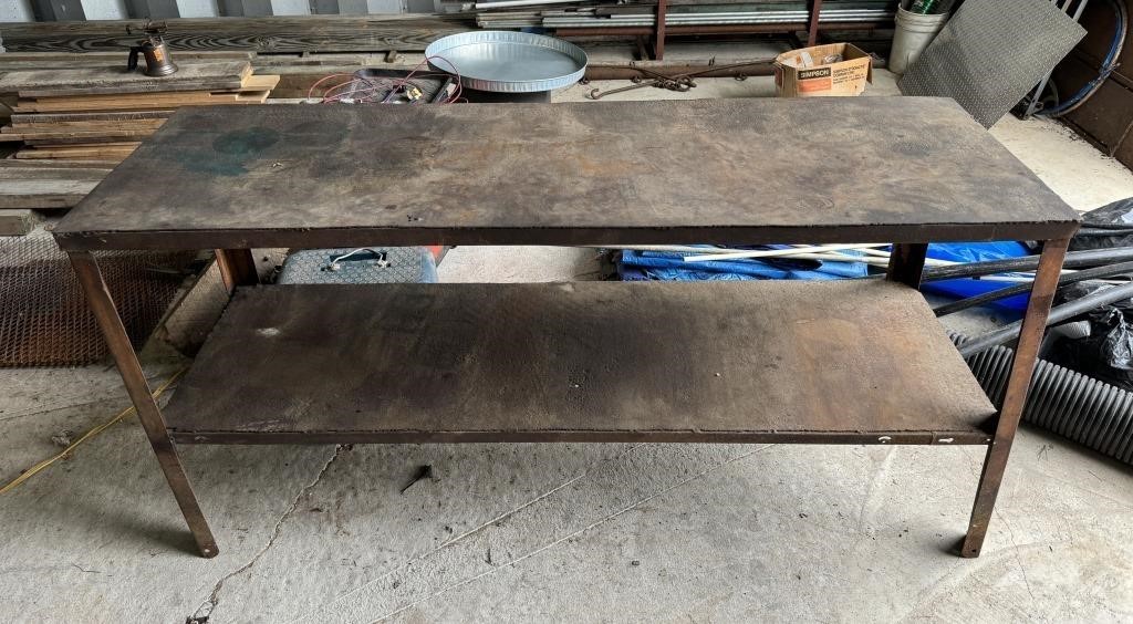 Steel Work Bench 2ft x 6 ft L x 3ft H