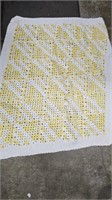 Yellow & White Baby Afghan