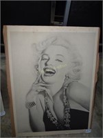 Signed & Numbered Marilyn Monroe Print By Ed Georo