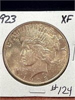 1923 Peace Dollar - XF