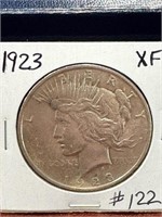 1923 Peace Dollar- XF