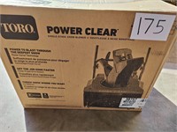 Toro power clear snow blower