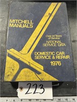 1976 Domestic Car Mitchell Manual