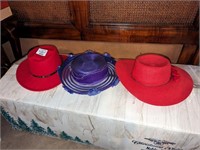 Trio of Ladies hats