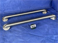 Stainless Steel Safety Rails. 24"L