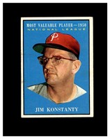 1961 Topps #479 Jim Konstanty MVP VG-EX