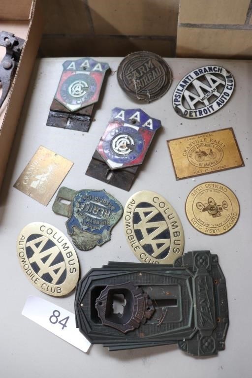 Group of AAA Car Badges