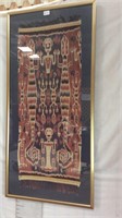 Antique Ikat Tapestry Prayer Rug