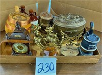 Misc. Decorative Items & Small Clock