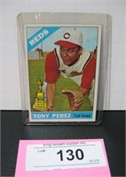 Tony Perez Topps 1966 baseball card #72 NM