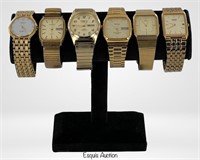 Group of Vintage/ Retro Men's Wrist Watches
