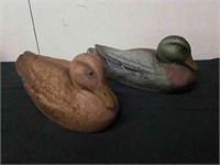 Two vintage Carry- lite duck decoys