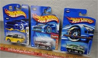 3 vintage Hot Wheels, sealed