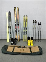Large Lot Of High End Ski Equipment