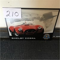 Metal Shelby Cobra Sign