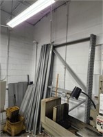 GROUP OF PALLET RACKING, (3) UPRIGHTS, CROSS