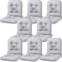 Chunful 8 Pack Tufted Back Cushions (Gray)