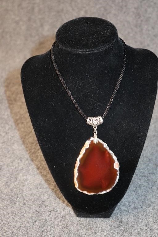 Vintage Agate Necklace