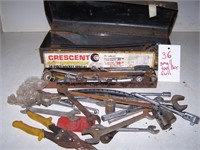 Small tool box full of assorted tools
