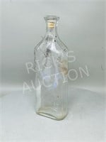 antique uranium glass bottle - Purity - 9.5"