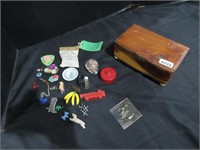 Small Cedar Box with Trinkets