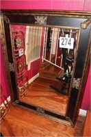 (34" X 46") Framed Beveled Edge Mirror (Rm 7)