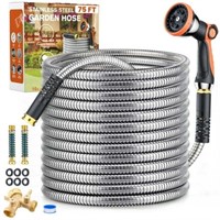 75 ft  75ft 304 Stainless Steel Garden Hose with S