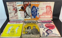 VINTAGE SHEET MUSIC FROM MOVIES
