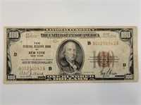 1929 $100 Reserve Bank Note FR-1890B