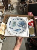 PAINTED PLATE ETC