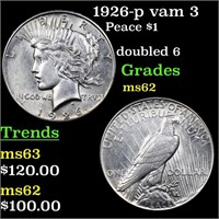 1926-p vam 3 Peace $1 Grades Select Unc