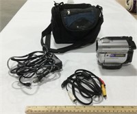 Sony HandyCam camera w/ bag & charger