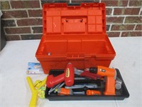 Child's Tool Box & Contents