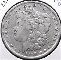 1889 O MORGAN DOLLAR VF